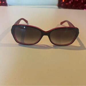 KATE SPADE Pink Black Mod Girl Sunglasses